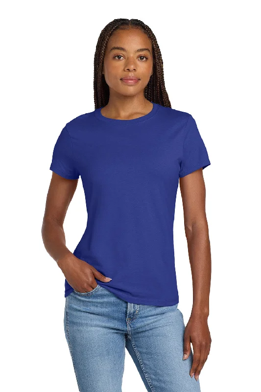 Spring Fashion Hanes Womens Nano-T Short Sleeve Crewneck T-Shirt - Deep Royal Blue