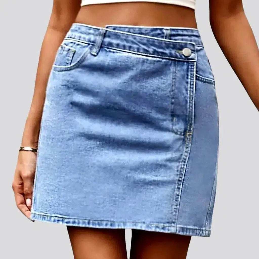 Ethnic Style Mini jean shorts
 for women