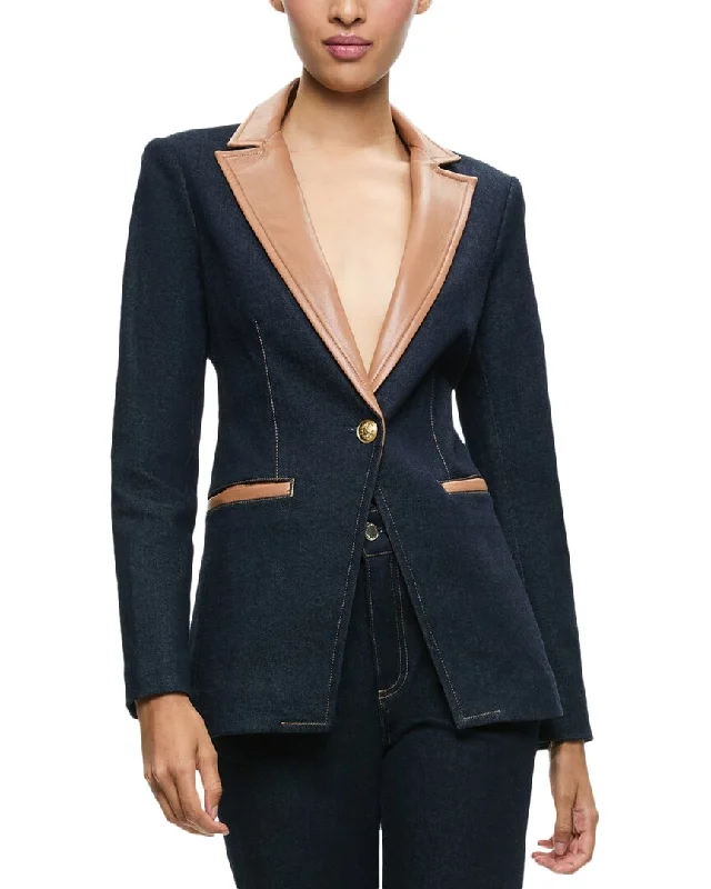 Noble And Elegant alice + olivia Breann Lg Str Sholder Blazer