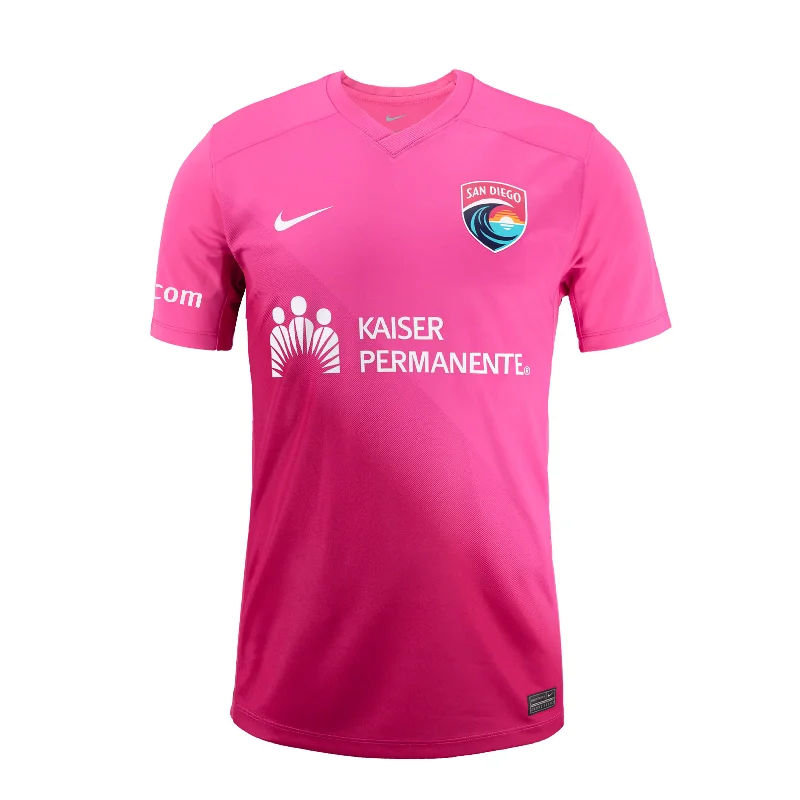 Slightly Flared Design Men's Nike San Diego Wave FC 2024 Poderosa Jersey