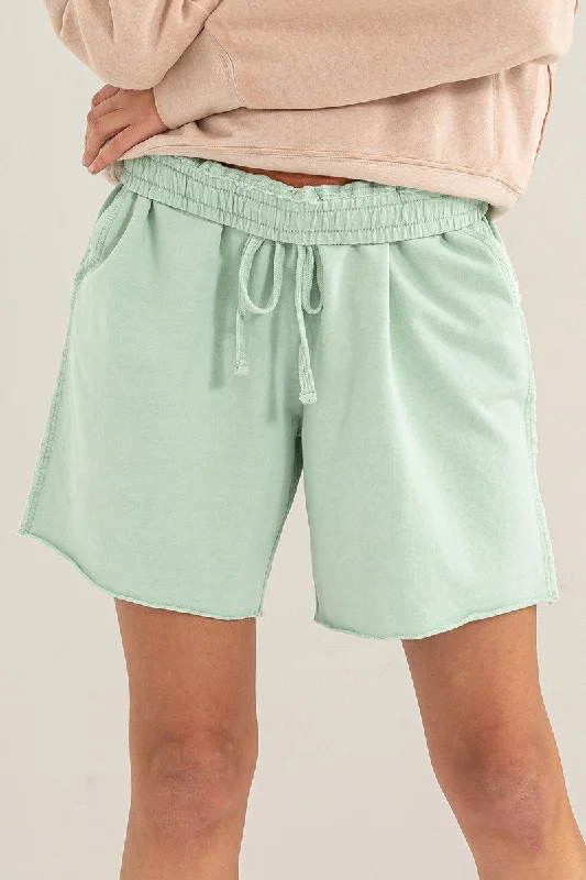 Elegant Temperament Mint To Be Shorts