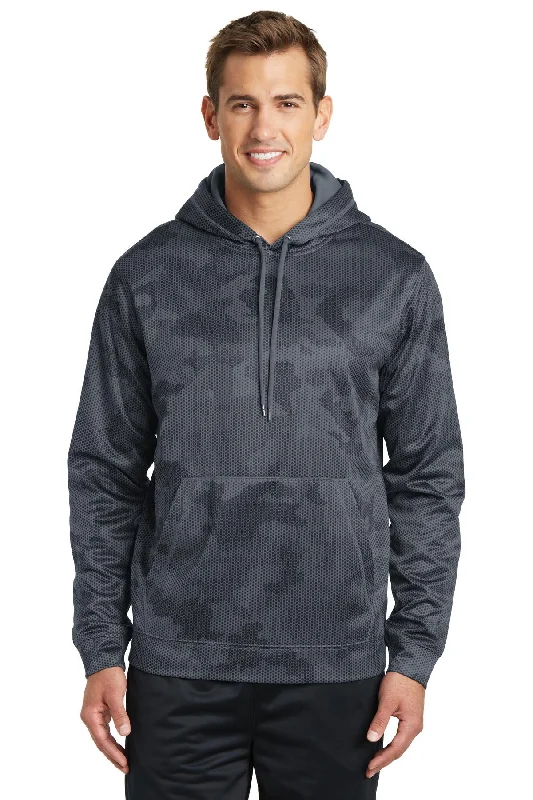 Artistic Temperament Sport-Tek Sport-Wick CamoHex Fleece Hooded Pullover. ST240