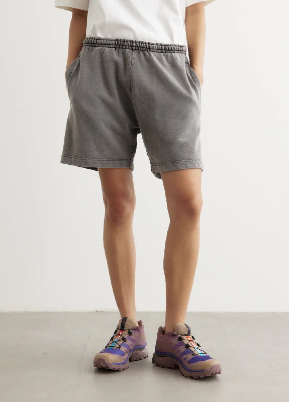 Embroidered Letters Rego Sweat Shorts