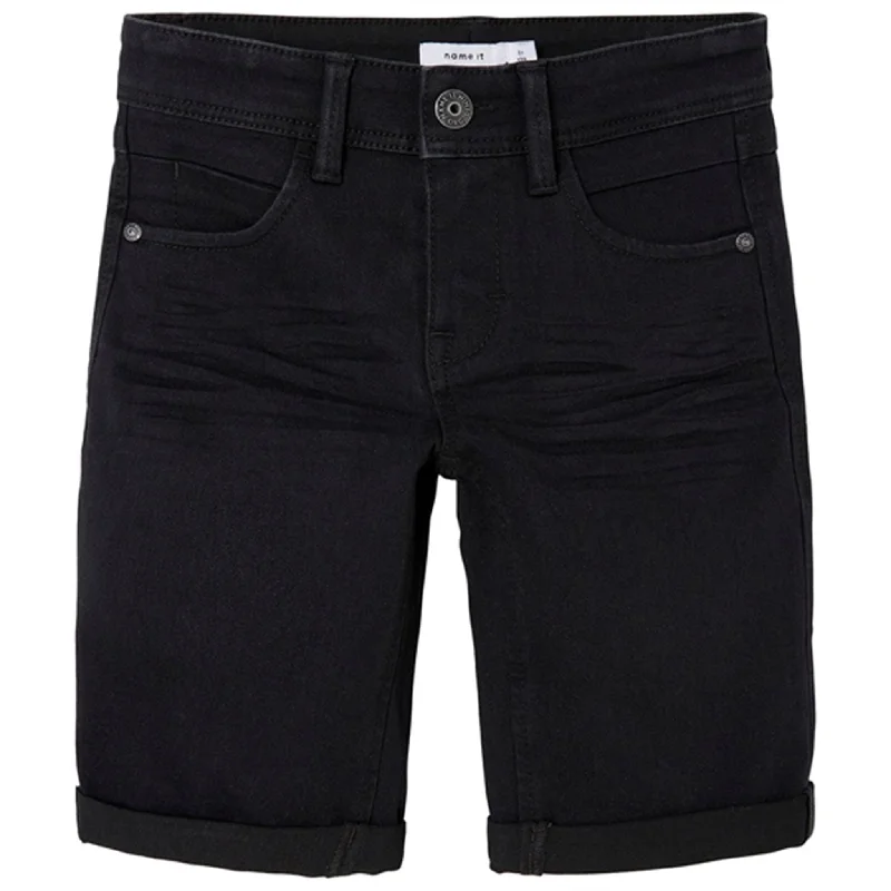 Comfortable Fashion Name it Black Denim Sofus Noos Shorts