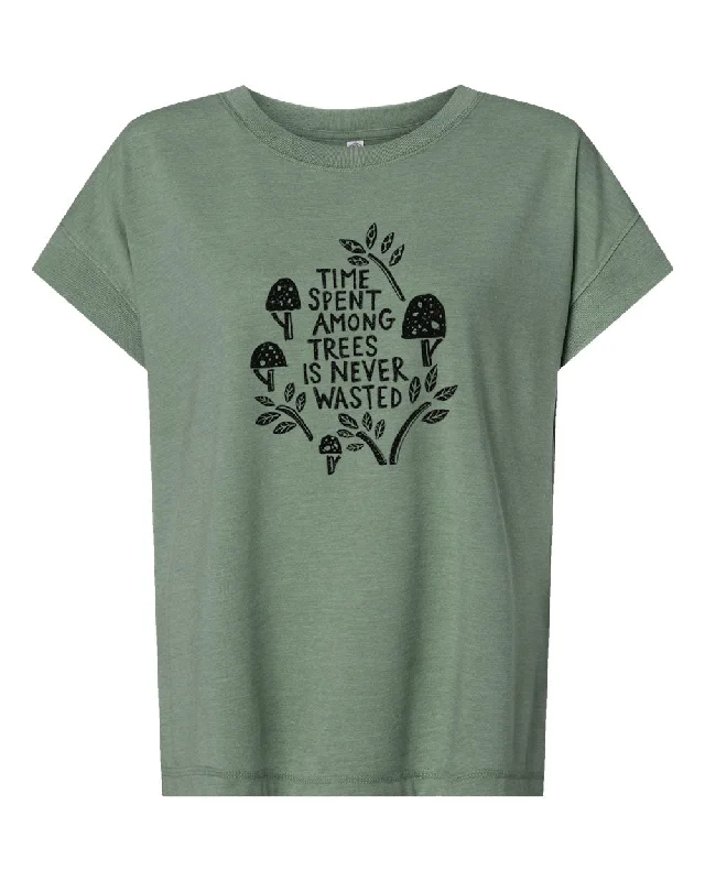 Exquisite Fabrics Trees : Vintage Wash Loose Tee