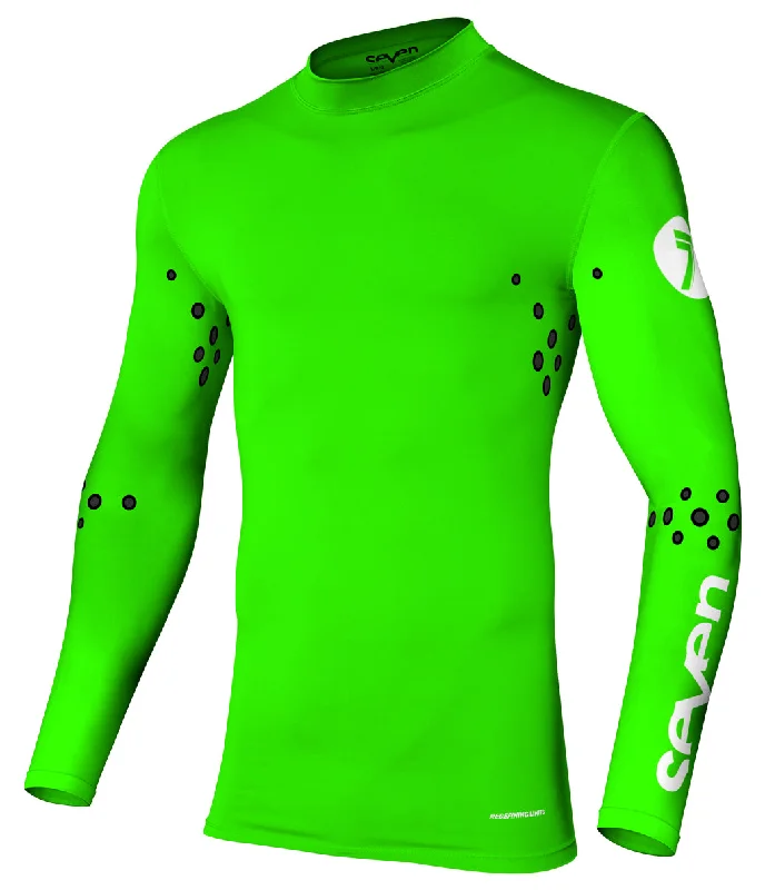 Comfortable Fashion Zero Laser Cut Compression Jersey - Flo Green