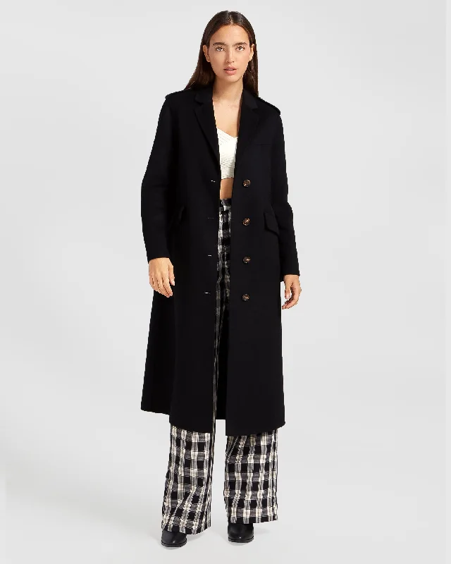 Sports And Leisure Tainted Love Longline Coat - Black