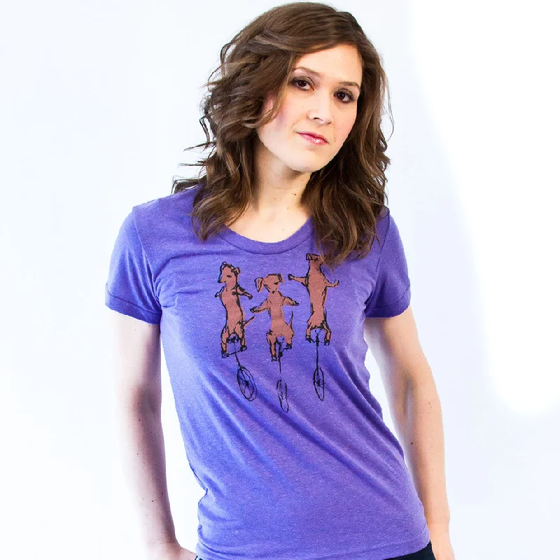 Advanced Customization Uni-Dachshunds : women tri-blend tee