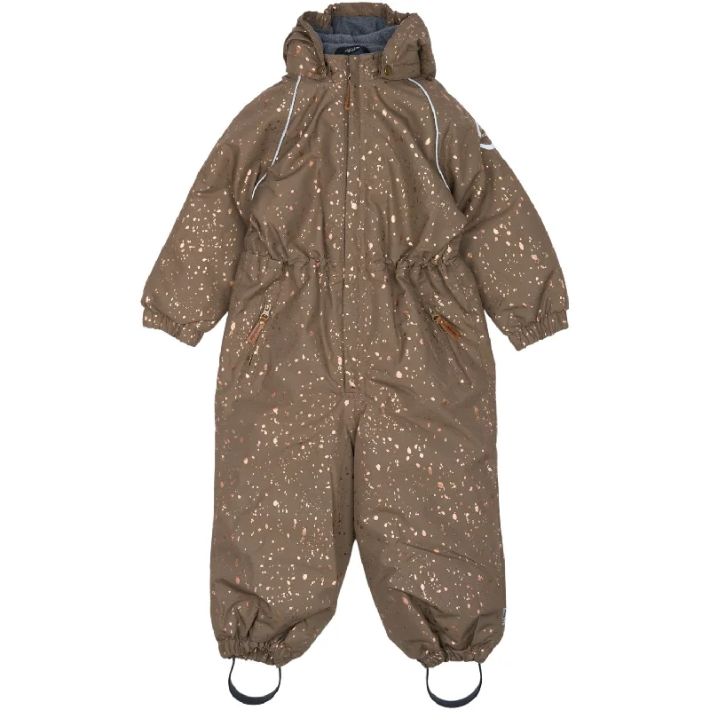 Stretch Design Mikk-Line Chocolate Chip Polyester Suit Glitter