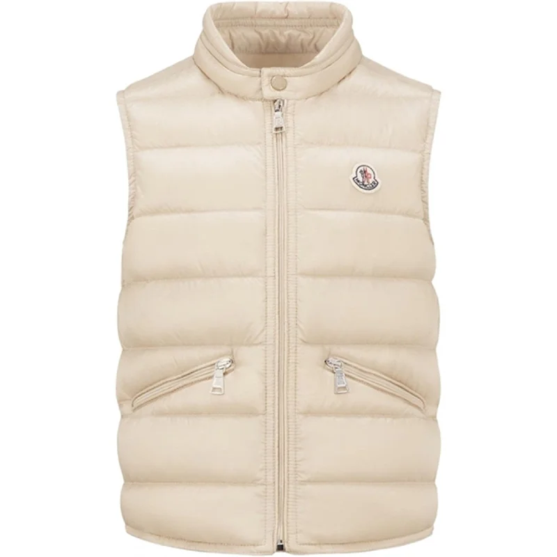 Exquisite Fabrics Moncler Gui Vest Light Beige