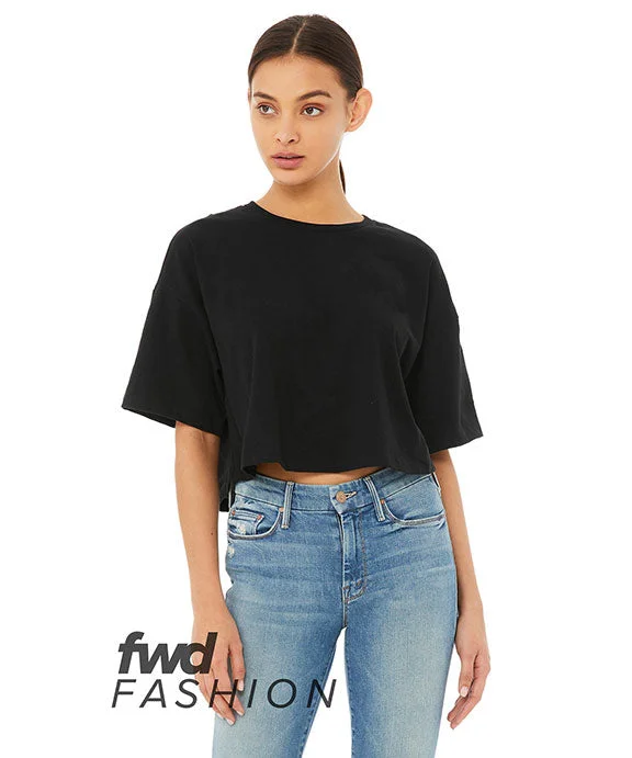 Elegant And Simple 6482 - Bella + Canvas FWD Fashion Ladies Jersey Cropped T-Shirt