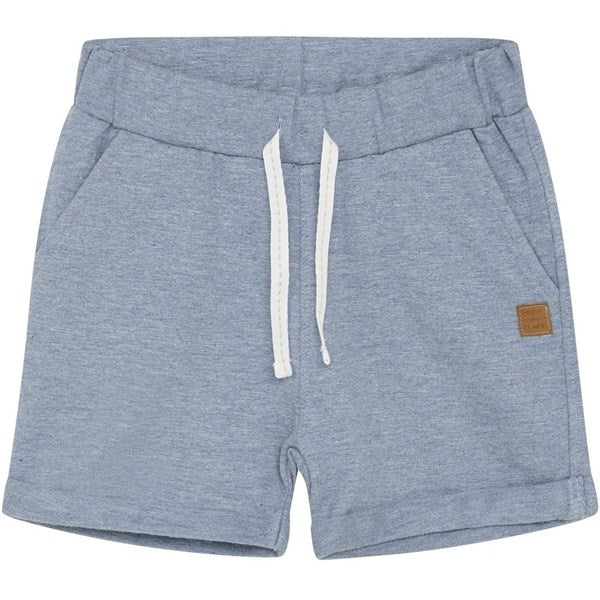 European And American Style Hust & Claire Mini Blue Fog Melange Haggi Shorts