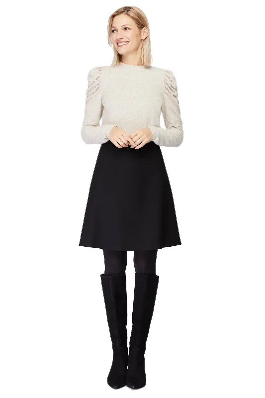 Fashionable Inner Wear Emily Ponte Black Skirt