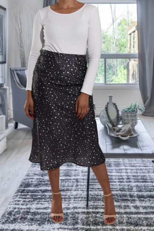 Classic Retro Ditsy Dot Flare Skirt