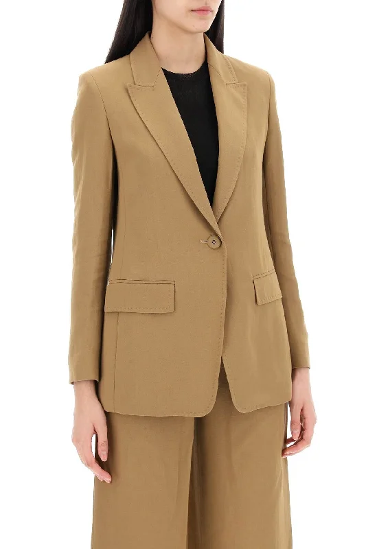 Slightly Flared Design Max Mara Studio "canvas Gitane Blazer