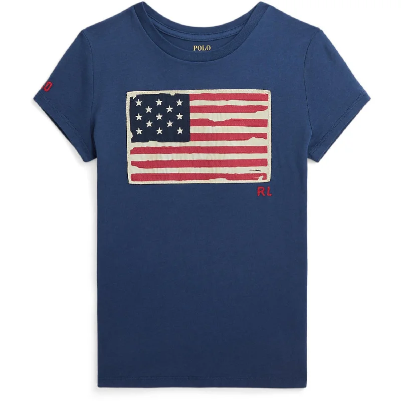 Trendy And Casual Polo Ralph Lauren Rustic Navy T-Shirt