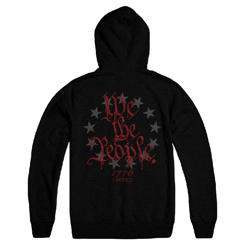 Short Design We The People Hoodie - Women's