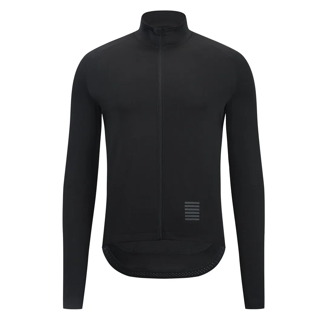 Exquisite Fabrics Men Cycling Jacket Waterproof Winter Long Sleeve Bicycle Jacket MTB Windproof Cycling Clothing for 5~15℃ Bike Jacket