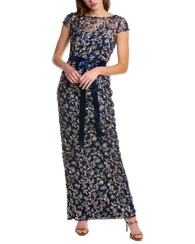 Boutique Recommendation Adrianna Papell Embroidered Gown