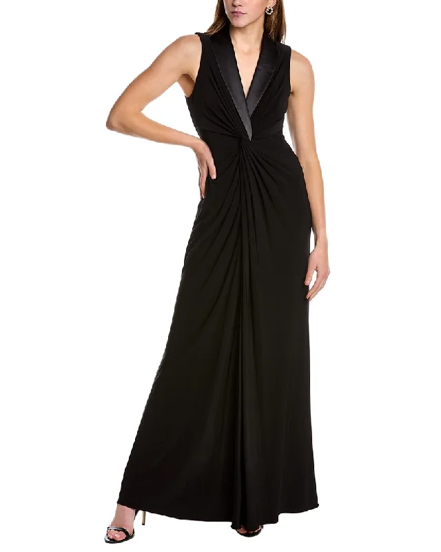 Soft And Comfortable Adrianna Papell Twisted Maxi Dress