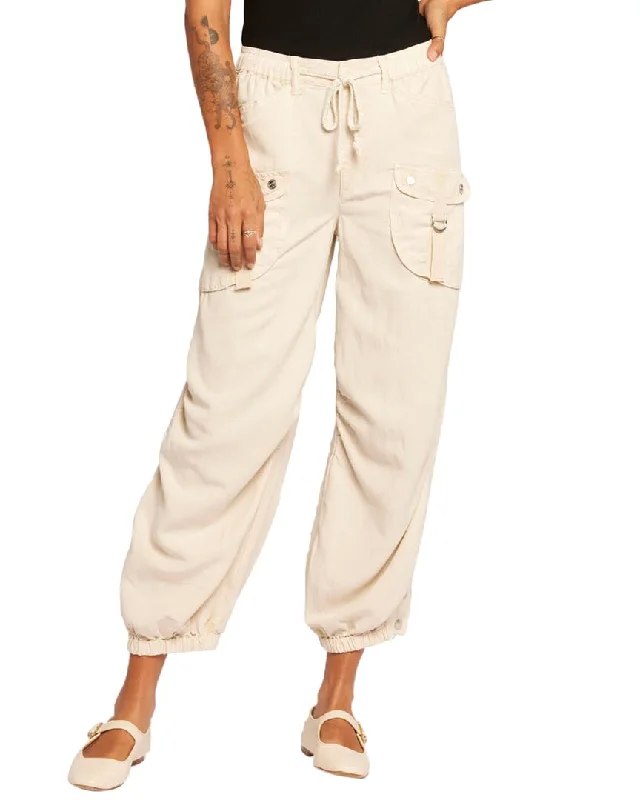 Elegant And Casual Current/Elliott The Upright Linen-Blend Pant