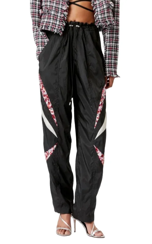 Artistic Temperament Dexton Patchwork Pant In Black