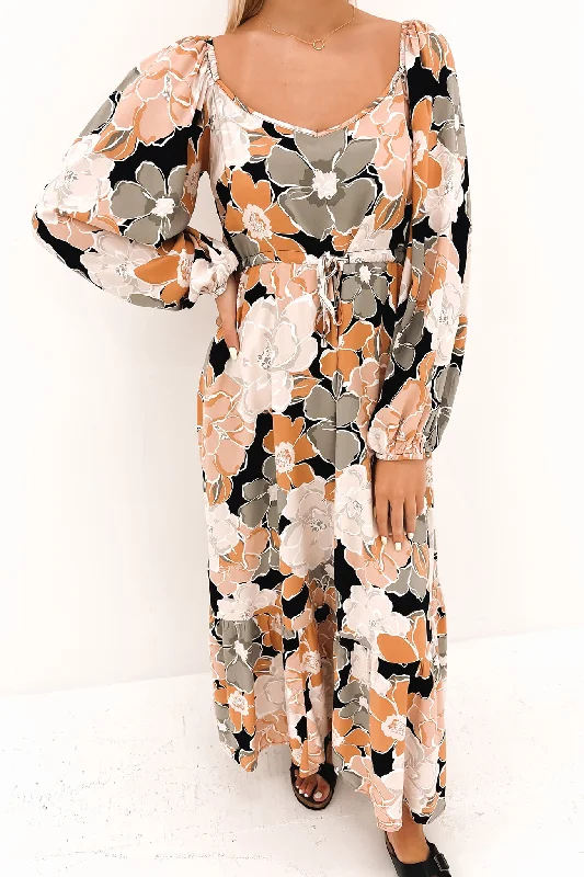 French Style Florence Maxi Dress Floral