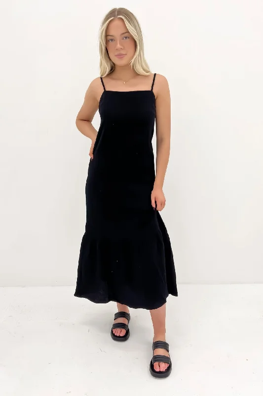 High-quality Styles Mahlia Maxi Dress Black