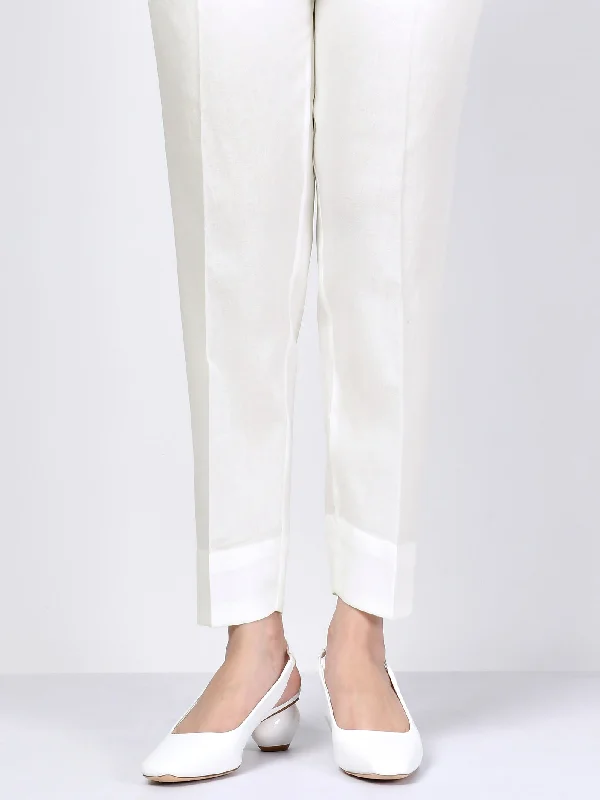 Luxury And Elegant Dyed Satin Trouser (Pret)