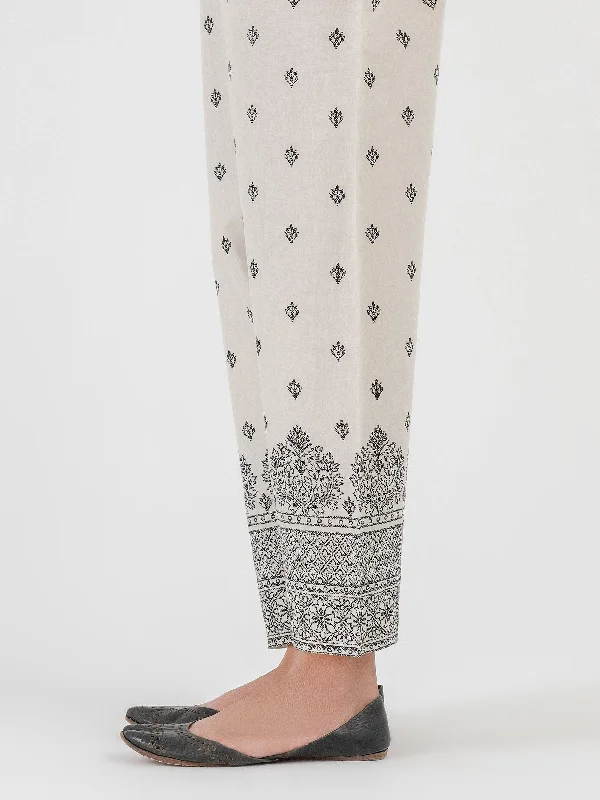 Light And Breathable Printed Cambric Trouser (Pret)