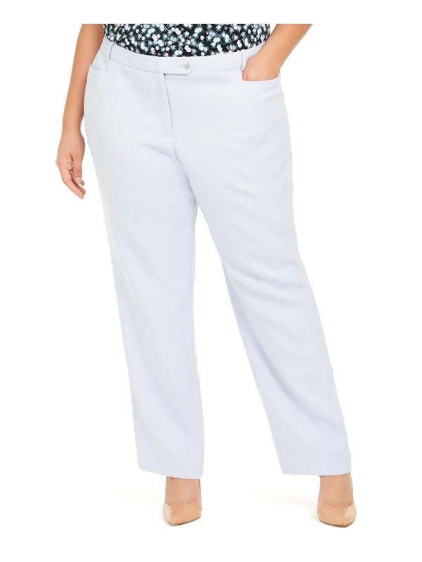 Fashion Must-have Plus Womens Herringbone Modern Fit Dress Pants