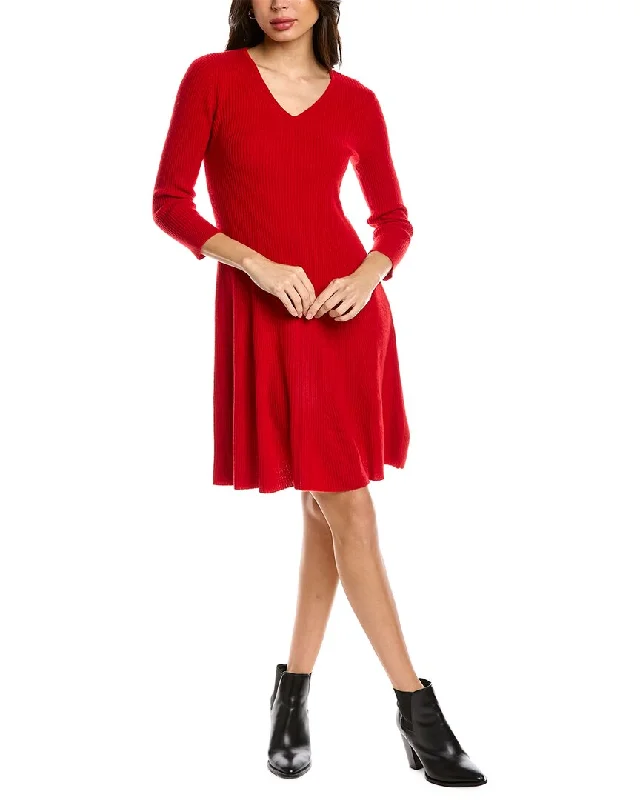 Modern Tailoring sofiacashmere A-Line Cashmere Sweaterdress