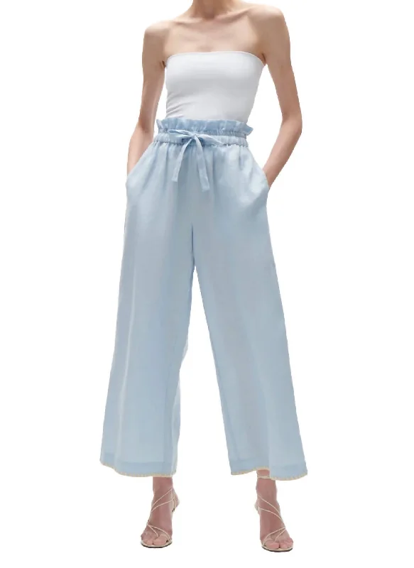 Perfect Tailoring Tomasina Pant In Soft Blue