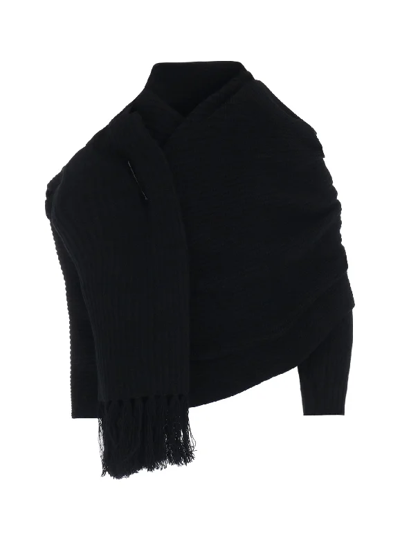 Trendy And Casual 【11/15 12:00(JST) Release】WOOL KNIT STOLE